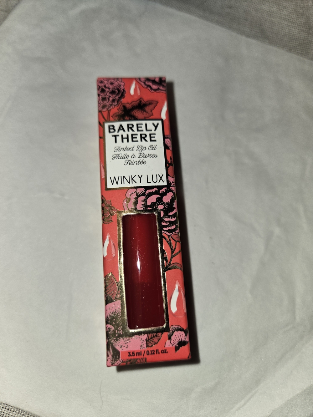 NIB Winky Lux "Barely There" Tinted Lip Oil - Flush